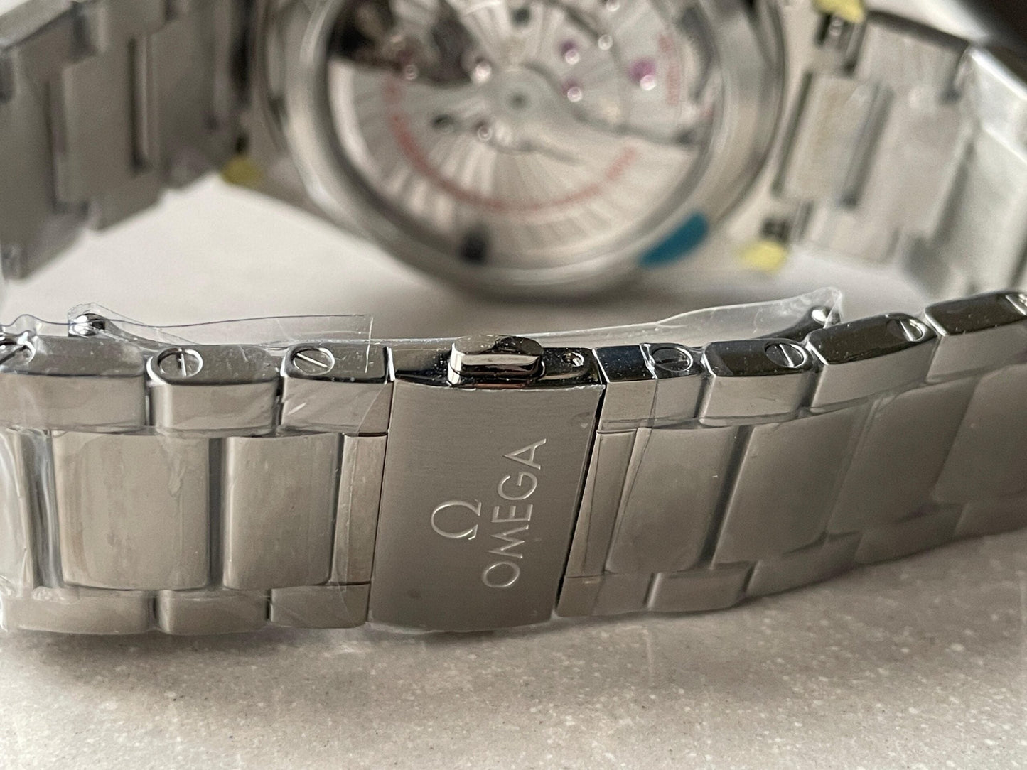 AQUA TERRA 150M MASTER CHRONOMETERS VSF 1:1 BEST EDITION BLACK DIAL SILVER SECOND HAND ON SS BRACELET A8900