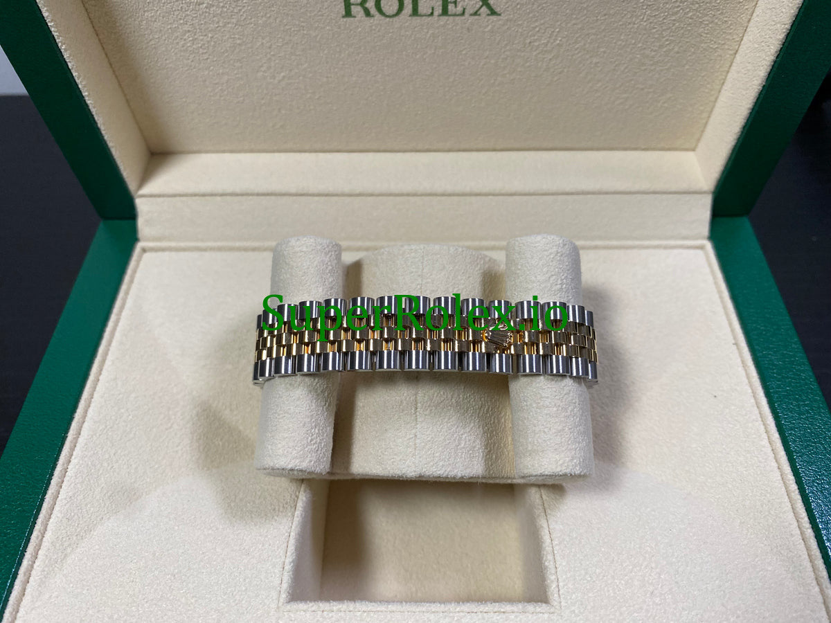 Rolex Datejust 31 Steel and Yellow Gold White Roman Dial Ref.278273