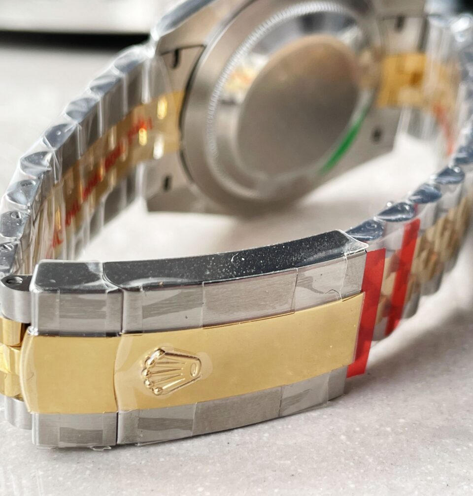 EW Factory 1:1 Rolex DateJust 41 126333 SS/YG Best Edition 904L Steel White Stick Dial