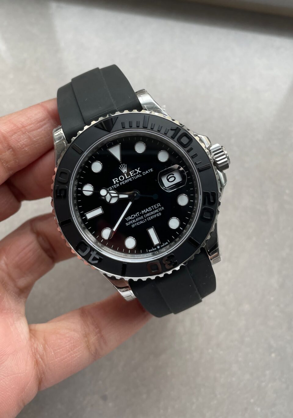 VSF FACTORY 1:1 Rolex Yacht-Master 41mm 226659 Best Edition 3D Black Dial SS case Black Ceramic Bezel VS3235