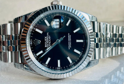 VS Factory 1:1 Rolex DateJust 41 SS Best Edition 904L Steel Black Dial