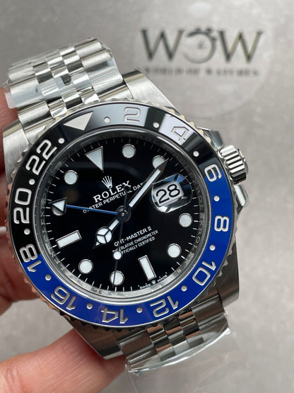 Clean Factory 1:1 Rolex Clean GMT-Master II 126710 BLNR  Best Edition Blue/Black BATGIRL CeramicD D3285 CHS