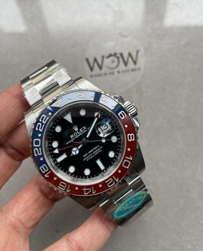 Clean Factory 1:1 Rolex GMT-Master II 126710 BLRO PEPSI Blue/Red Best Edition Ceramic DD3285 CHS