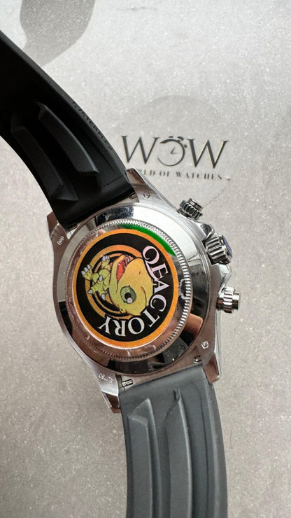 QF Factory 1:1 Rolex Daytona 126500 Best Edition 904L Steel Black Dial SA4131