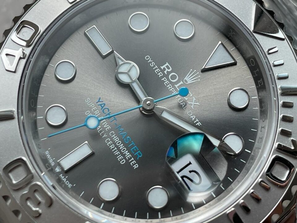 VSF FACTORY 1:1 Rolex Yacht-Master 40mm 116622 904L SS Grey Dial Dots on SS Bracelet VS3135