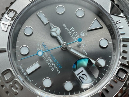 VSF FACTORY 1:1 Rolex Yacht-Master 40mm 116622 904L SS Grey Dial Dots on SS Bracelet VS3135
