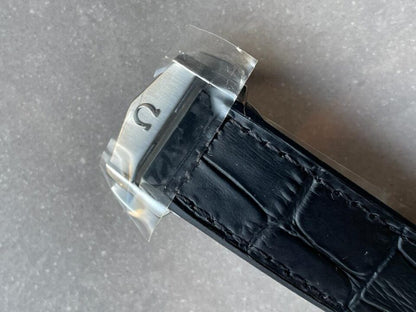Constellation Black Ceramic SS SBF 1:1 Best Edition White Textured Dial on Black Gummy Strap A8900