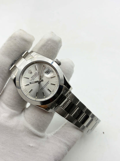 Rolex Datejust 36 Steel Silver Index Dial Ref.16200