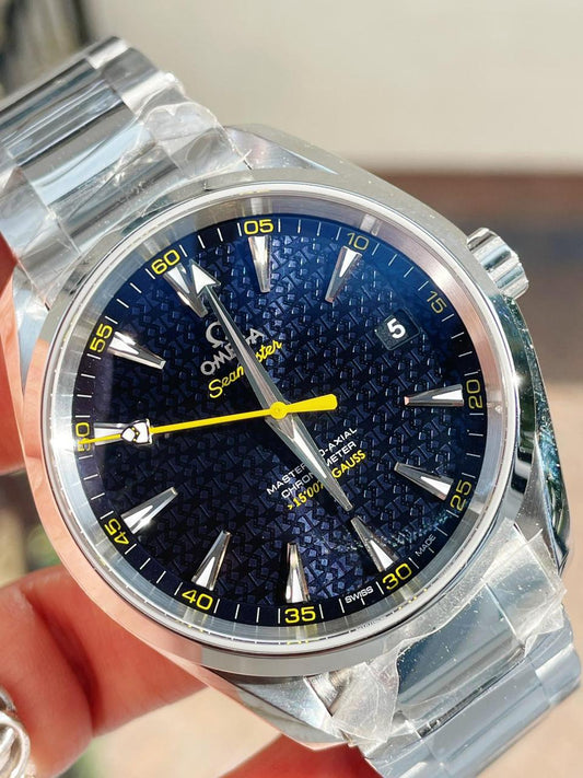 Aqua Terra 15007 Gauss “Spectre” VSF 1:1 Best Edition Blue Textured Dial on SS Bracelet A8507 V2