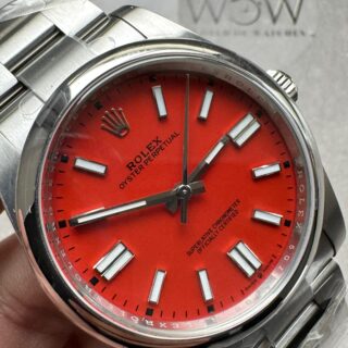 Clean FACTORY 1:1 Rolex Oyster Perpetual 124300 41mm 904L Best Edition Red Dial VR3230