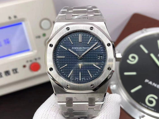 ZF ap Royal Oak Extra Thin 15202 Blue Dial with 2121 Movement