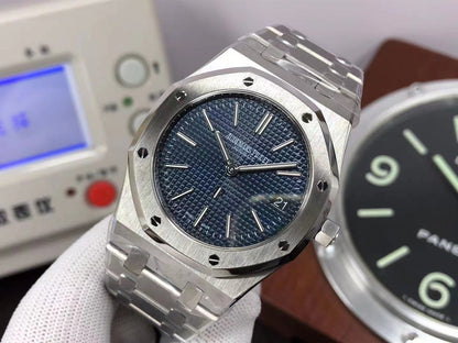 ZF ap Royal Oak Extra Thin 15202 Blue Dial with 2121 Movement