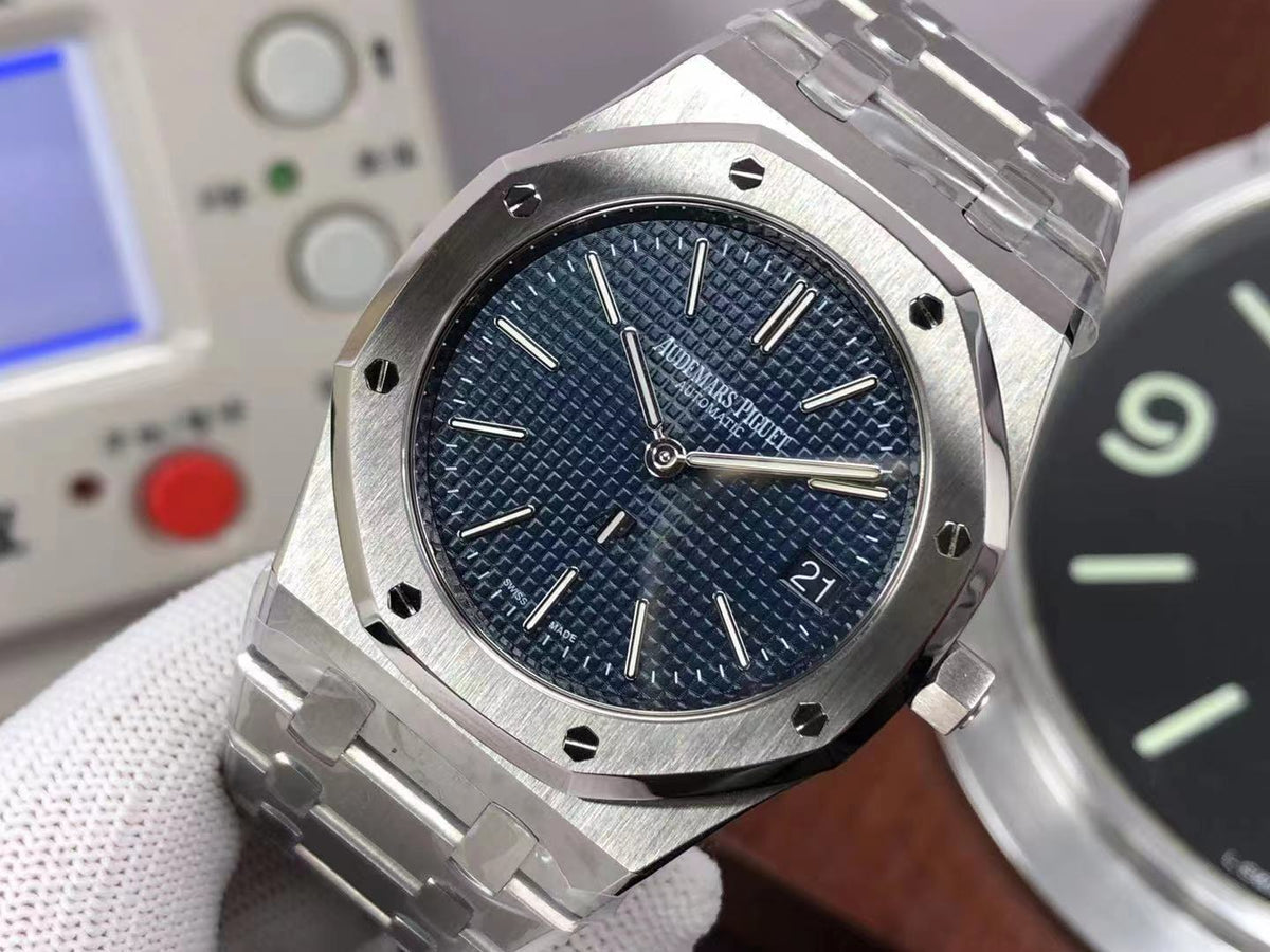 ZF ap Royal Oak Extra Thin 15202 Blue Dial with 2121 Movement