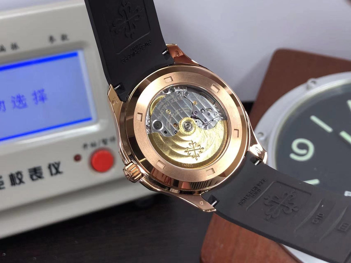 3KF pp Aquanaut 5167R Rose Gold Brown Dial 324 Movement