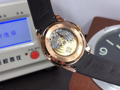 3KF pp Aquanaut 5167R Rose Gold Brown Dial 324 Movement
