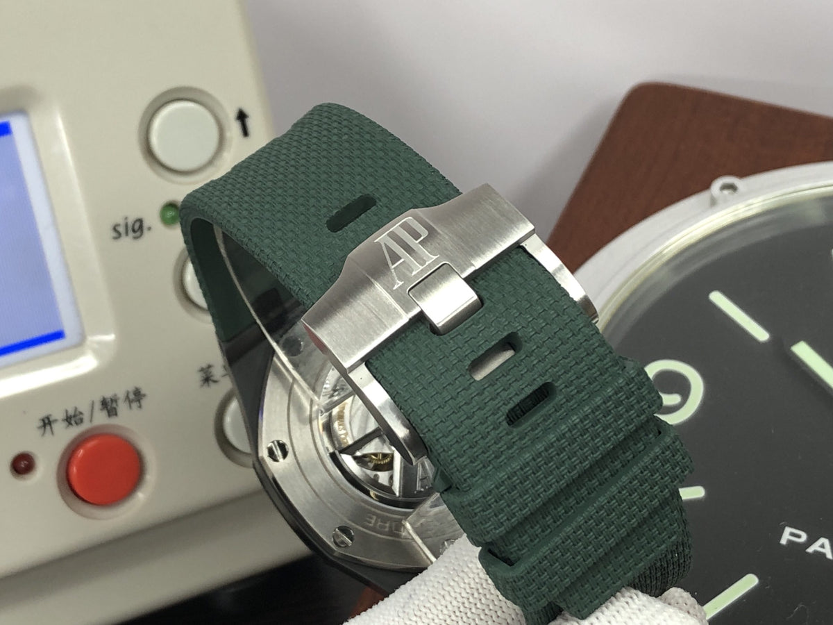 RSF ap ROO Chrono Secs@12 Green Ceramic Bezel 3126 Movement