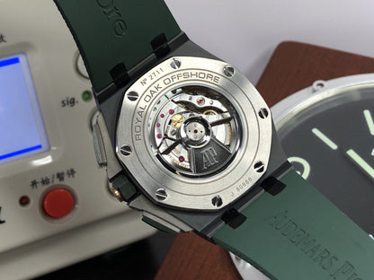 RSF ap ROO Chrono Secs@12 Green Ceramic Bezel 3126 Movement