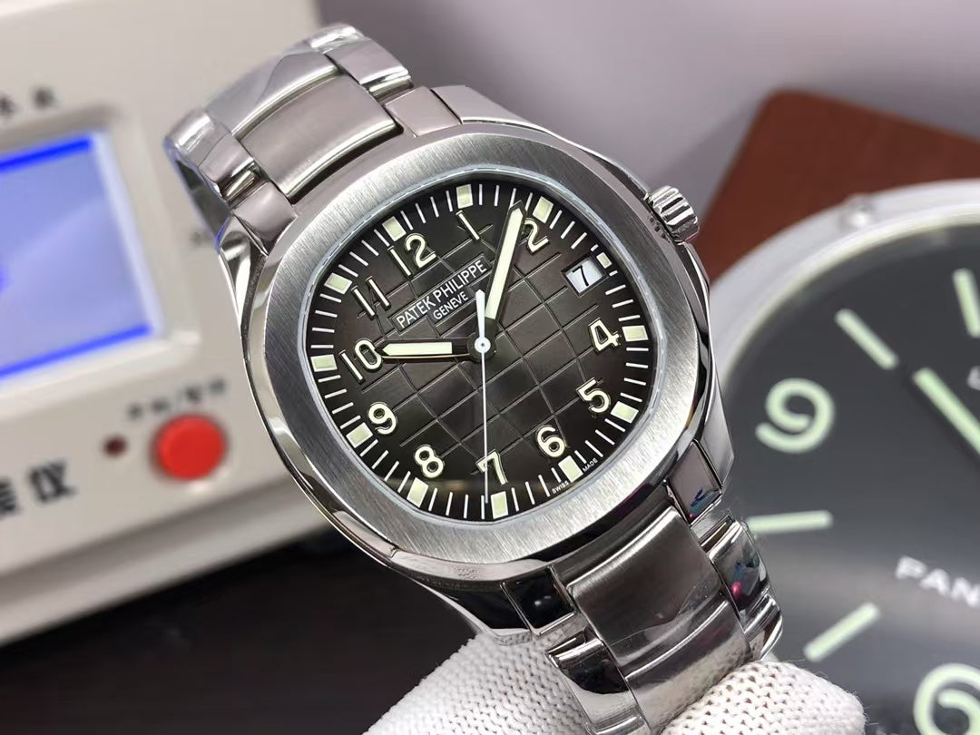 pp Aquanaut 5167A Stainless Steel Case Grey Dial Steel Bracelet with 324 Movement