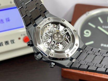 ap Royal Oak Chrono 26240 Black Ceramic Case 4401 Movement with Black Dial