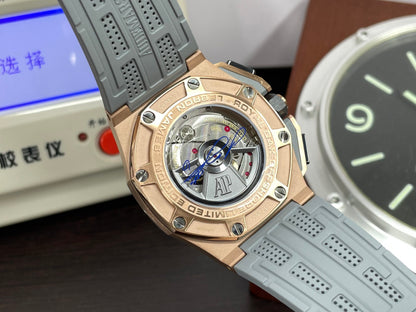 ap Royal Oak Offshore LeBron James Cermet Bezel 3126 Movement with Grey Rubber Strap