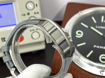 RM RM055 Gray Ceramic Case RMUL2 Movement Gray Shark Rubber Strap