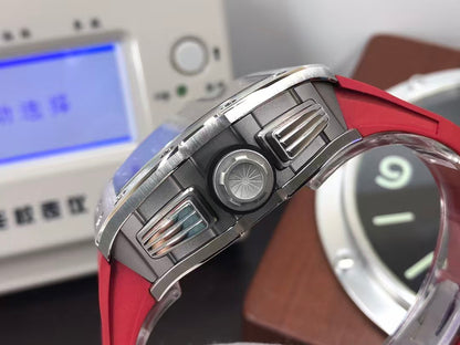 RM RM011 03 Titan Felipe Massa Valjoux 7750 Movement Skeleton Dial Red Rubber Strap