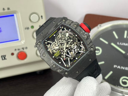 RM RM35 02 Super RMAL1 Movement NTPT Black Case Rubber Band