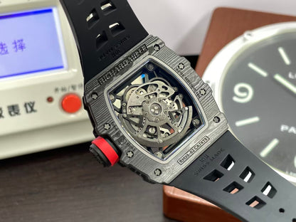 RM RM35 02 Super RMAL1 Movement NTPT Black Case Rubber Band