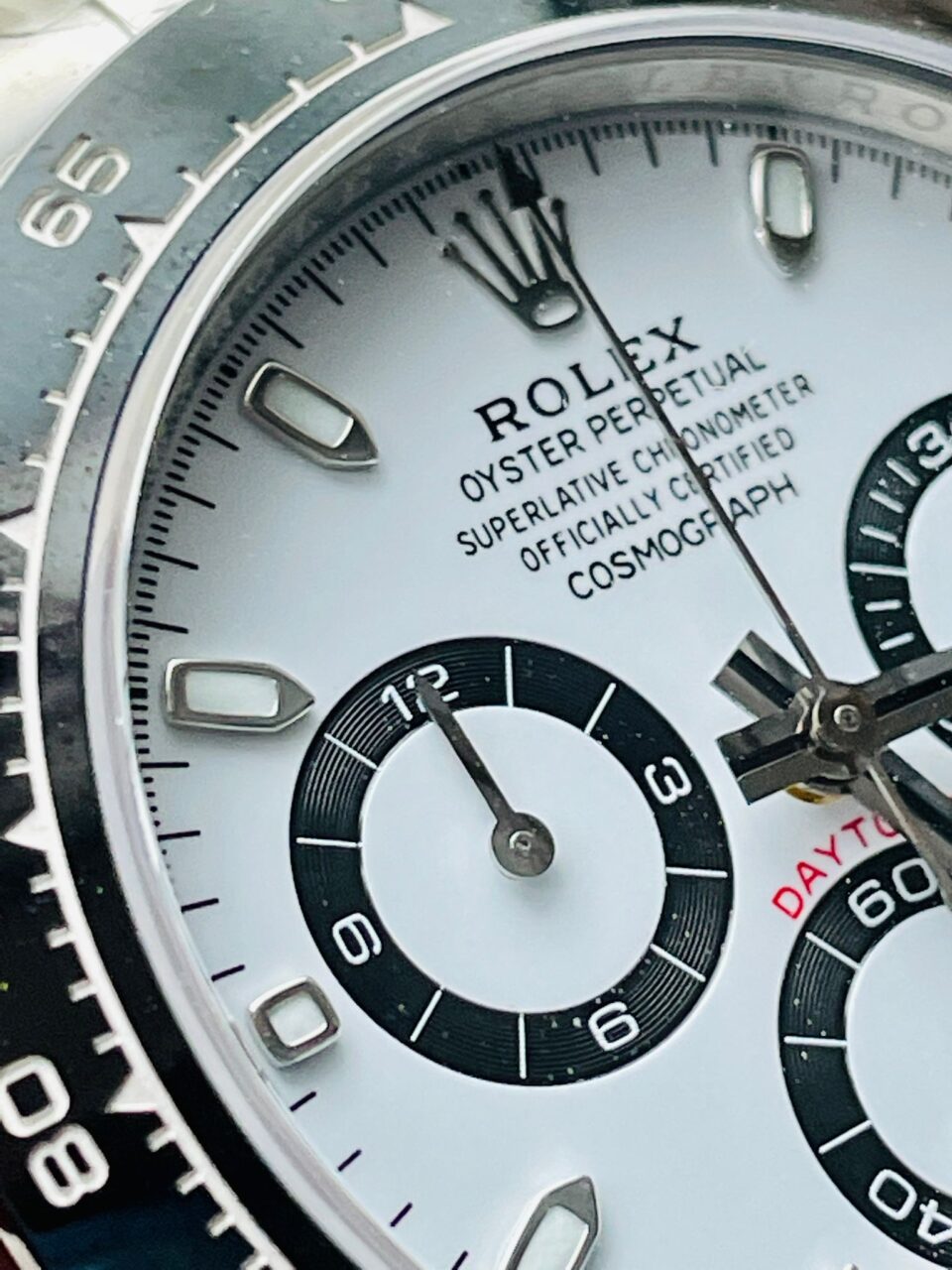 CLEAN FACTORY 1:1 Rolex Daytona 116500 PANDA Best Edition CF 904L SS Case and White Dial