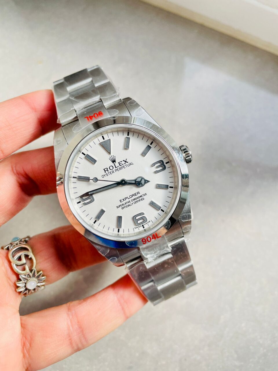 JDF Factory 1:1 Rolex Explorer 124270 36mm 904L Steel Best Edition White Dial VR3230