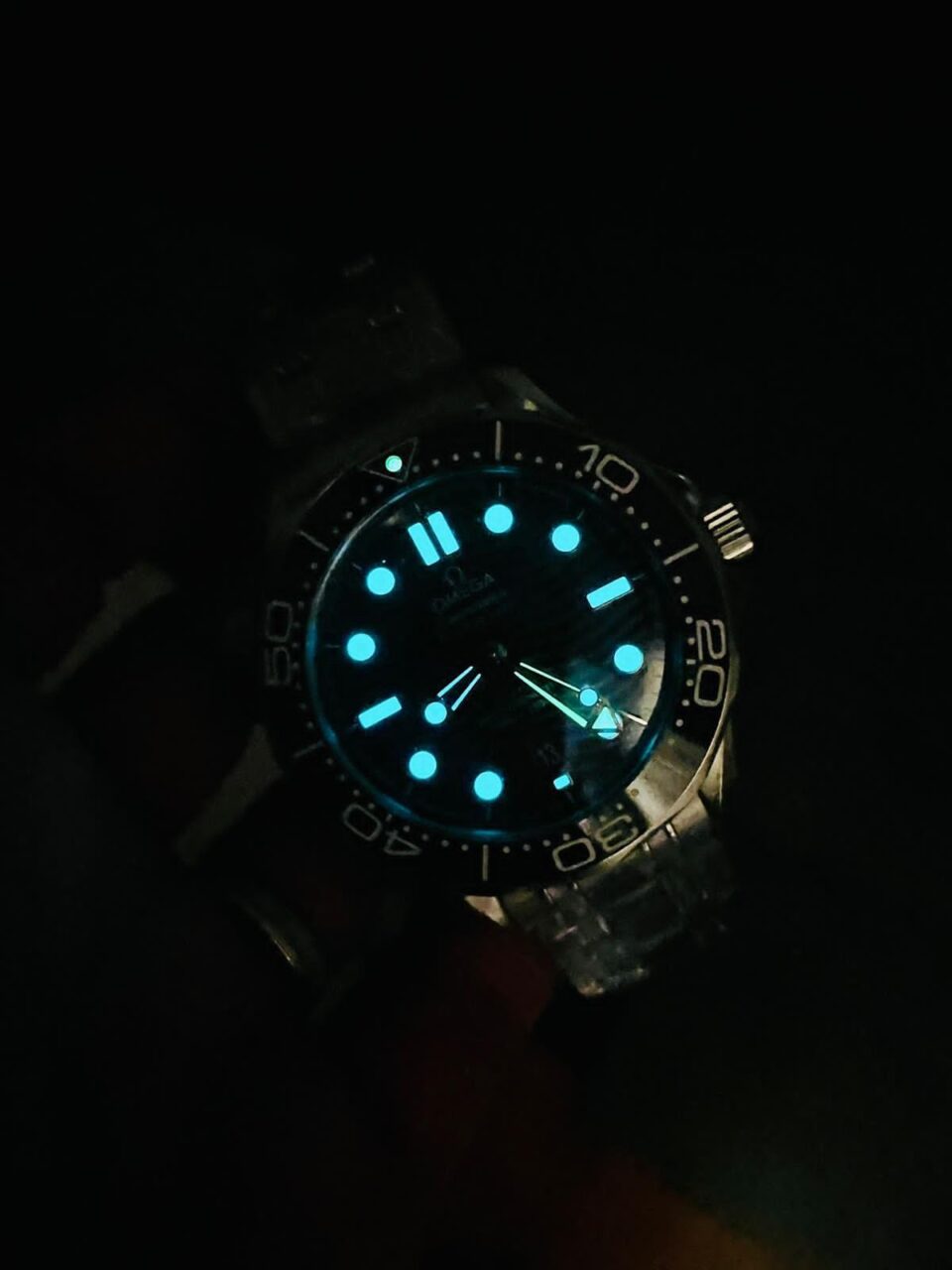 Seamaster Diver 300M SS/Green Ceramic Bezel ORF 1:1 Best Edition Green Dial on SS Bracelet A8800