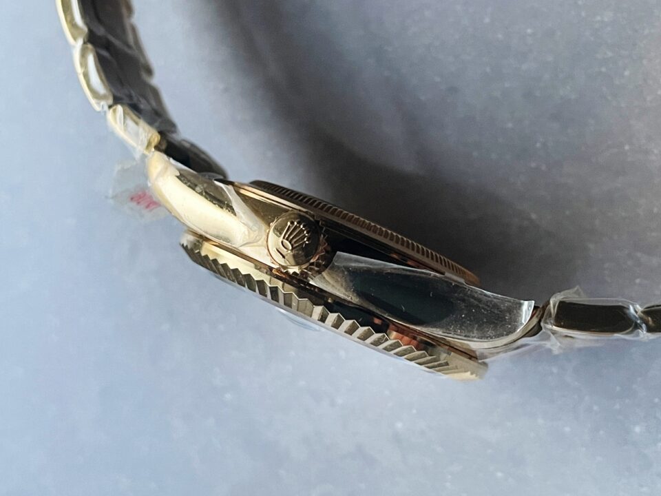 Noob FACTORY 1:1 Rolex Skydweller SS/YG Best Edition White Dial A23J