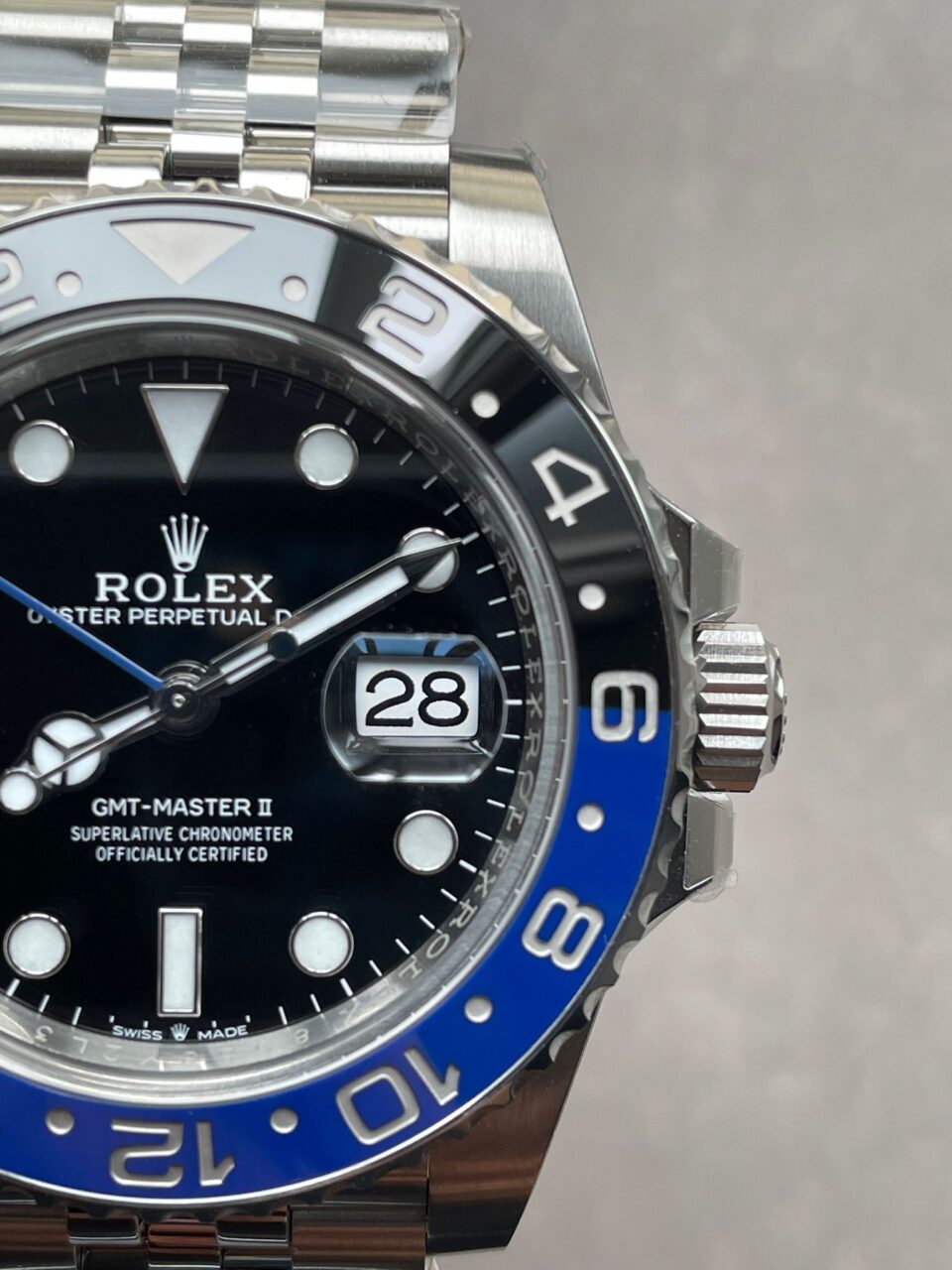 Clean Factory 1:1 Rolex Clean GMT-Master II 126710 BLNR  Best Edition Blue/Black BATGIRL CeramicD D3285 CHS