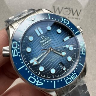 Seamaster 300 VSF 1:1 Best Edition Summer Blue Dial on SS Bracelet A8800