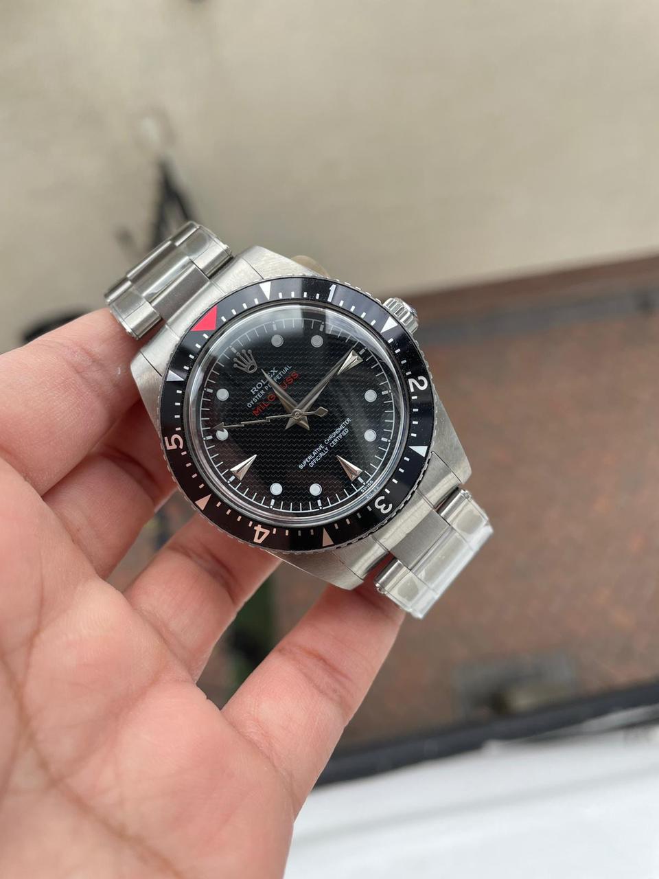 PT Factory 1:1 Vintage Rolex Milgauss 6541 Edition Black Dial