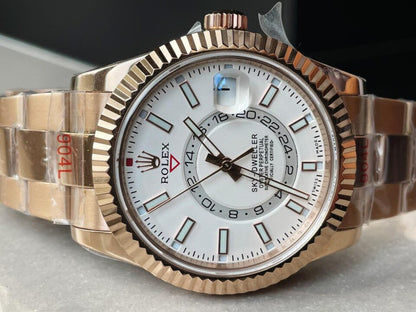 Noob FACTORY 1:1 Rolex Sky-Dweller 326934 SS Best Edition White Dial A23J