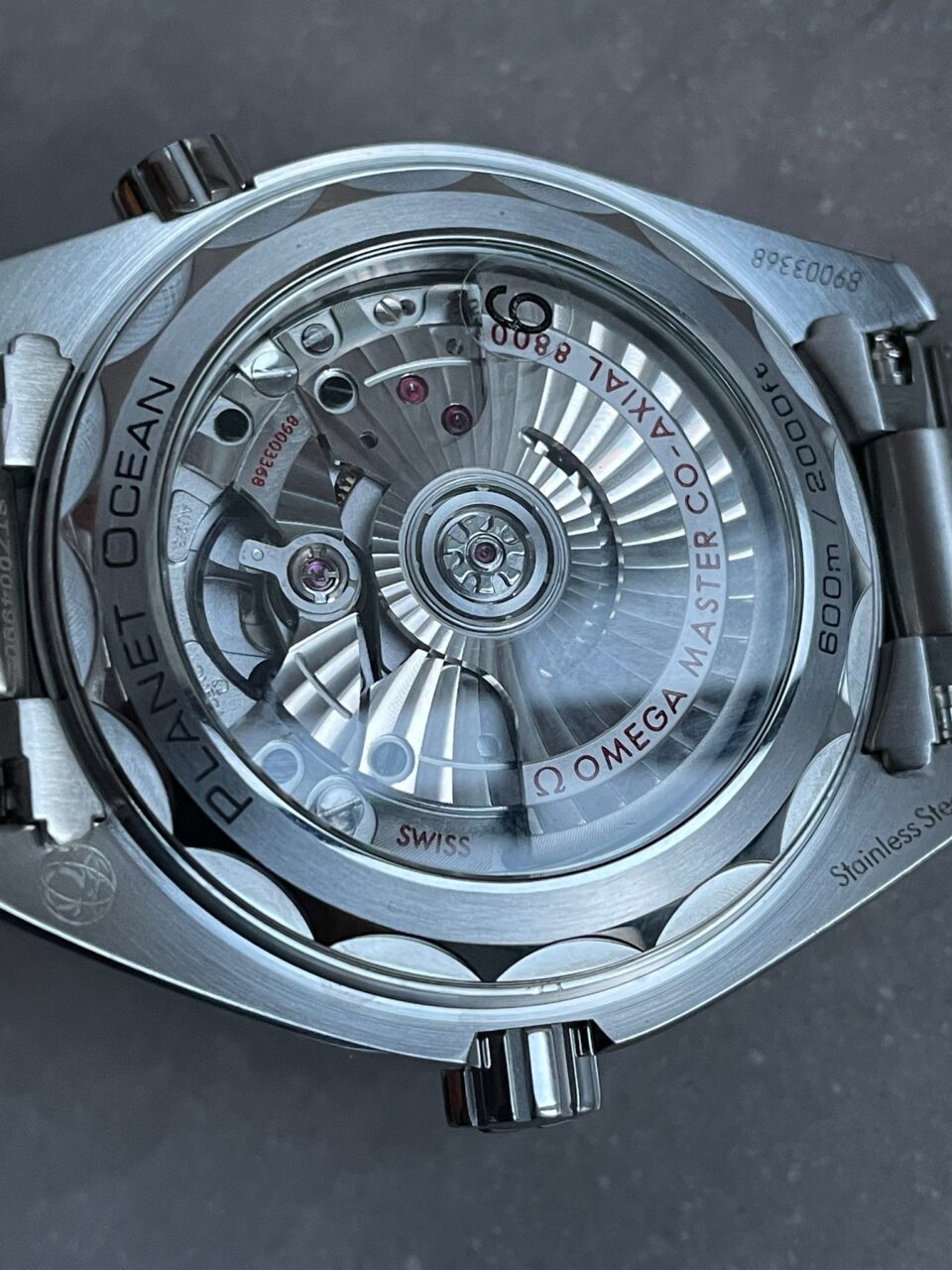 Planet Ocean Sea master 39.5mm White Real Ceramic VSF 1:1 Best Edition on SS strap A8906