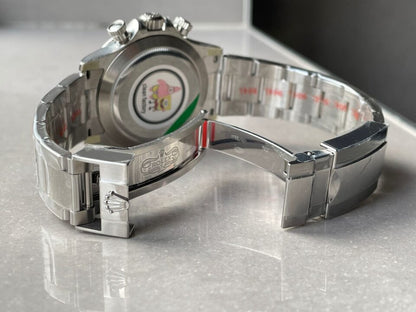 Rolex Daytona 116500 DAYTONA 1:1 Best Edition CF 904L SS Case and Bracelet White Dial Silver bezel SA4130
