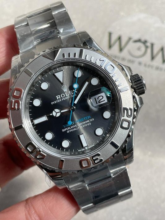VSF FACTORY 1:1 Rolex Yacht-Master 40mm 116622 904L SS Grey Dial Dots on SS Bracelet VS3135