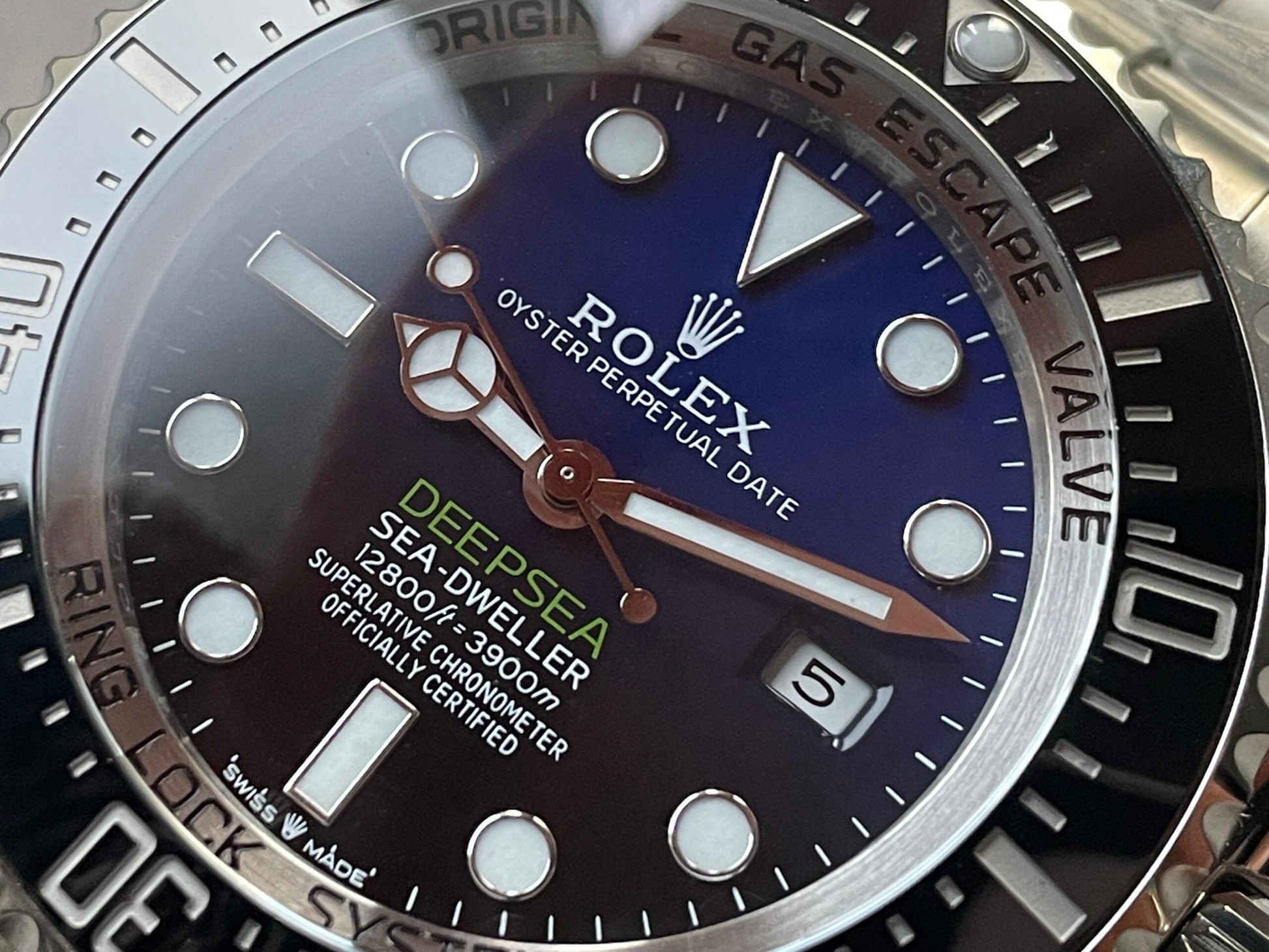Rolex Sea-Dweller Deepsea 136660 904L SS Blue Dial V9F VR3235