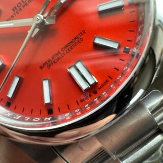 Clean FACTORY 1:1 Rolex Oyster Perpetual 124300 41mm 904L Best Edition Red Dial VR3230
