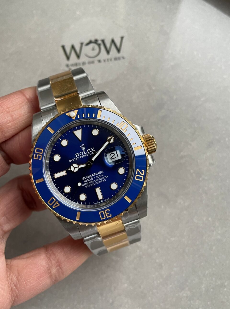 VSF FACTORY 1:1 Rolex Submariner 116613 LB Best Edition SS/YG Bluesy Blue Ceramic 904L Steel Blue Dial VS3235