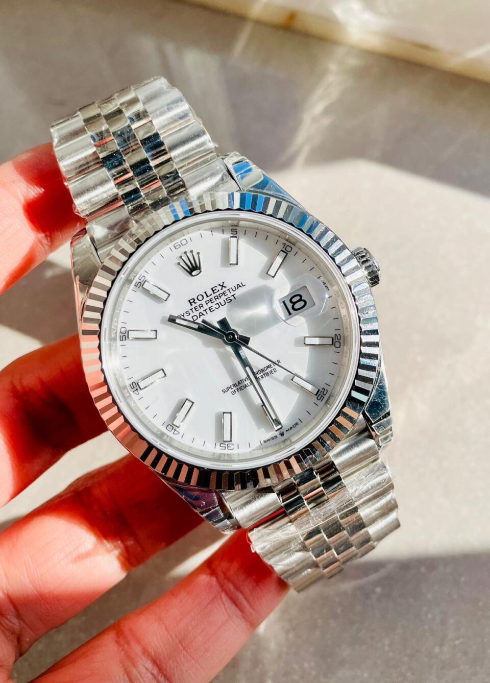 SS VS Factory 1:1 Rolex DateJust 41 Best Edition 904L Steel White Dial
