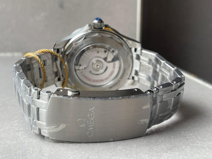 Seamaster Diver 300M SS/Green Ceramic Bezel ORF 1:1 Best Edition Green Dial on SS Bracelet A8800
