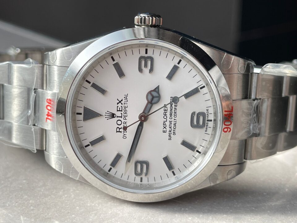 JDF Factory 1:1 Rolex Explorer 124270 36mm 904L Steel Best Edition White Dial VR3230