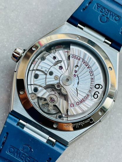 Constellation Blue Ceramic SS 8F 1:1 Best Edition Blue Dial on Blue Gummy Strap A8900