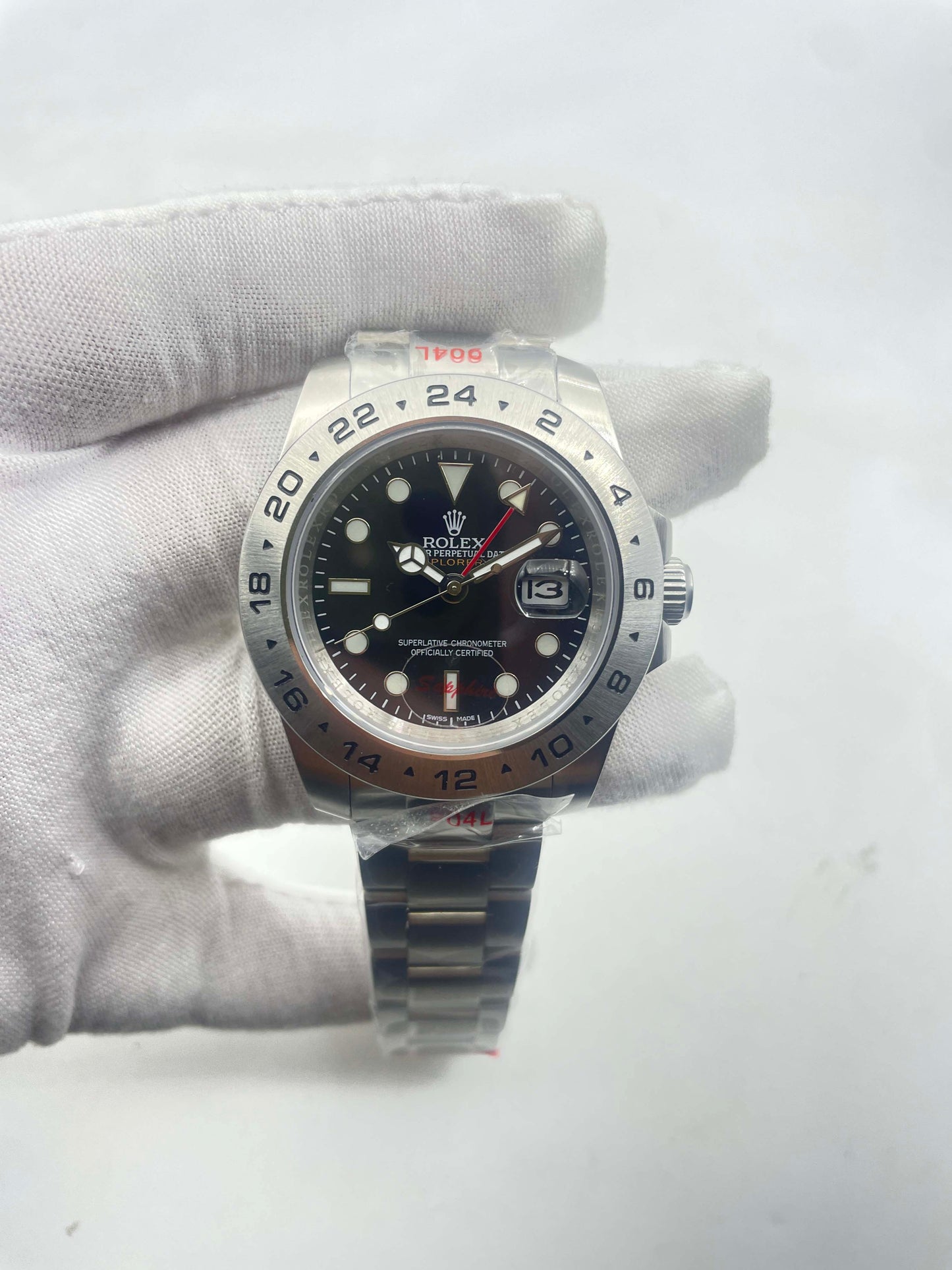 Rolex Oyster Perpetual Explorer II Ref.16570 - Black Dial
