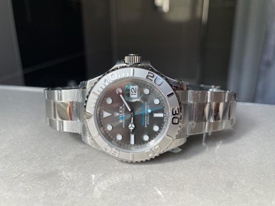 VSF FACTORY 1:1 Rolex Yacht-Master 40mm 116622 904L SS Grey Dial Dots on SS Bracelet VS3135