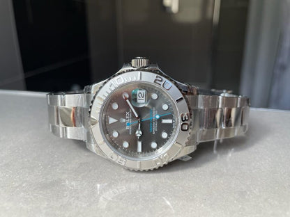 VSF FACTORY 1:1 Rolex Yacht-Master 40mm 116622 904L SS Grey Dial Dots on SS Bracelet VS3135