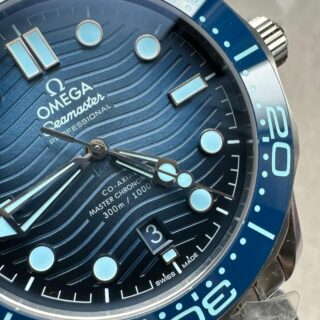 Seamaster 300 VSF 1:1 Best Edition Summer Blue Dial on SS Bracelet A8800